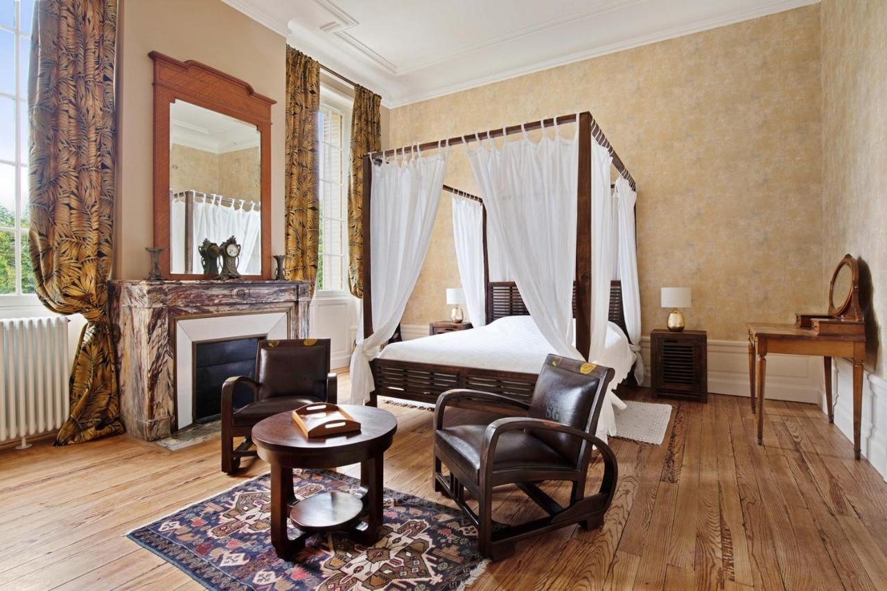 Chateau Belle Epoque - Chambres D'Hotes & Gites Linxe Bagian luar foto
