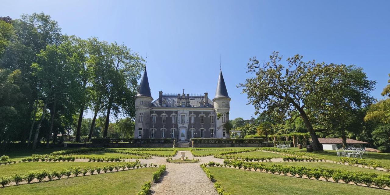 Chateau Belle Epoque - Chambres D'Hotes & Gites Linxe Bagian luar foto